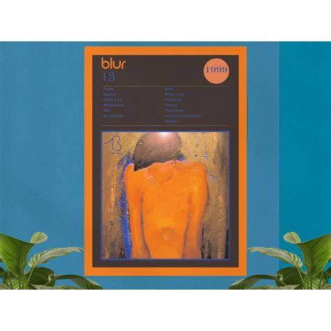 Blur 13 Fine Art Album Poster