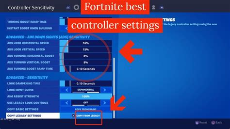 Fortnite New Console Settings Explained Youtube