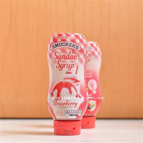 Jual Smuckers Sundae Syrup Strawberry 567g Shopee Indonesia