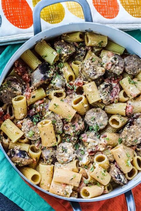 Easy Bratwurst Pasta Recipe By Blackberry Babe