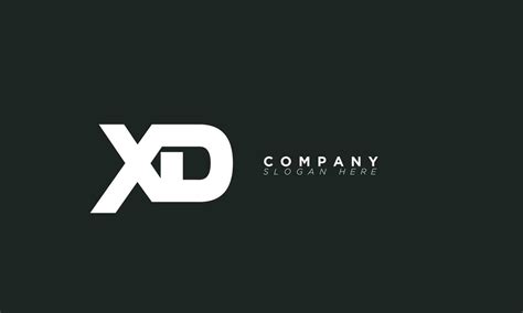 Xd Alphabet Letters Initials Monogram Logo Dx X And D Vector