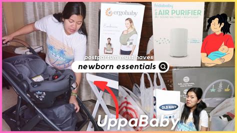 Uppababy Newborn Essentials Postpartum Must Haves Baby Shopping