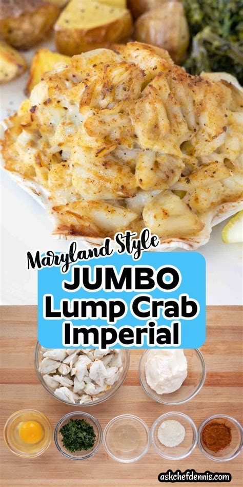 Maryland Jumbo Lump Crab Imperial Recipe A Timeless Classic Delicious Seafood Recipes Yummy