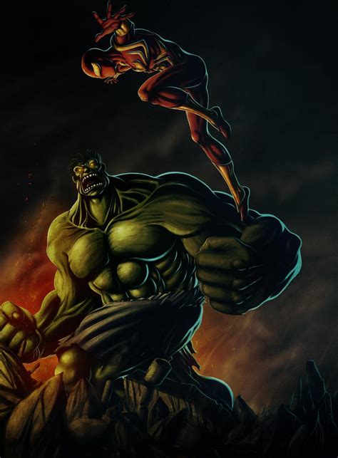 Hulk and Spidey by Blues-Design on DeviantArt