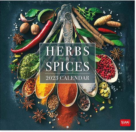 Legami Calendario Parete X Cm Herbs Spices Mesi E