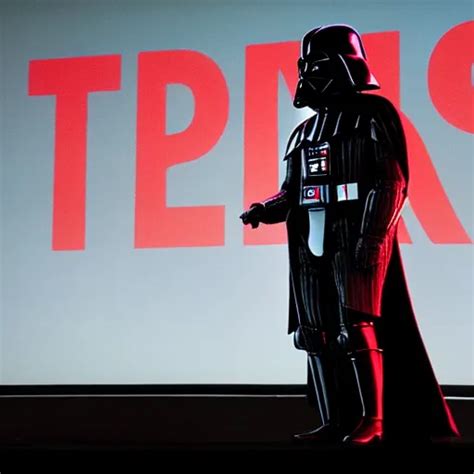 Rare Photo Of Lord Vader Giving Ted Talk Stable Diffusion Openart