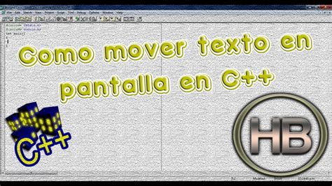 Como Mover Un Texto En Pantalla Con Funcion Gotoxy C Tutorial