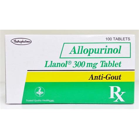 Llanol 300mg Tab 100s Rbcj Pharmacy