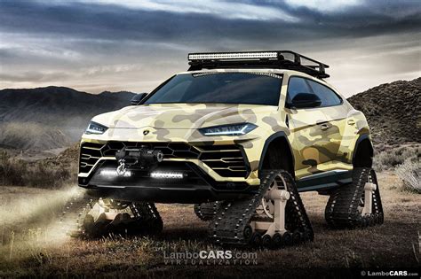 Lamborghini Urus Rendered With Tracks, 6 Wheels, and Crazy Limo Body ...