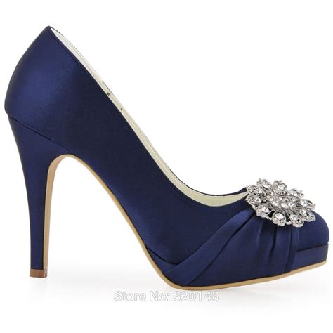 Venta Zapatos Azul Marino Fiesta En Stock