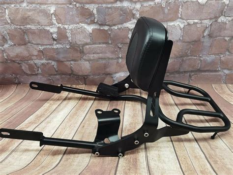 Buy Desoul Backrest Sissy Bar Rear Seat Luggage Rack Handle Grab For