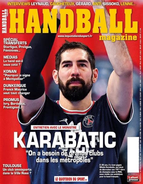 Les Confidences De Nikola Karabatic En Exclusivit Dans Handball