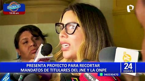 Congresista Rosselli Amuruz Presenta Proyecto Para Recortar Mandato De