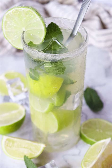 refreshing classic virgin mojito mocktail recipe easy delicious
