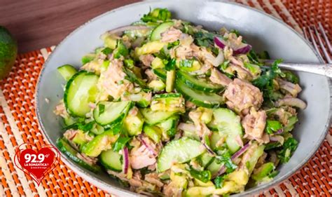 Ensalada de atún y aguacate súper fácil La Romantica