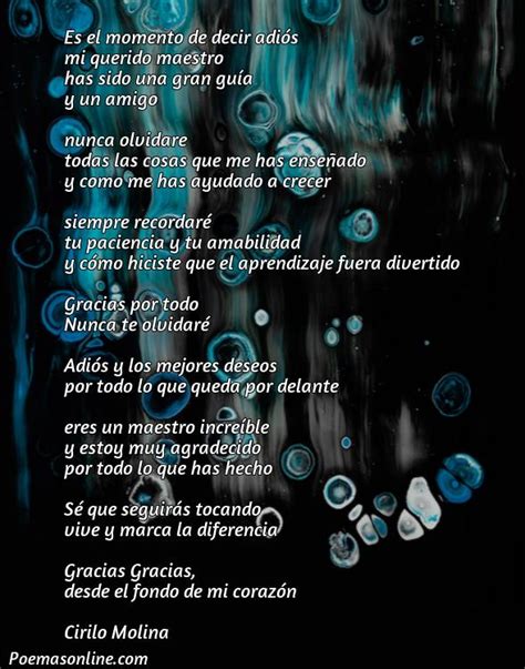 Cinco Poemas Para La Maestra De Despedida Poemas Online The Best Porn