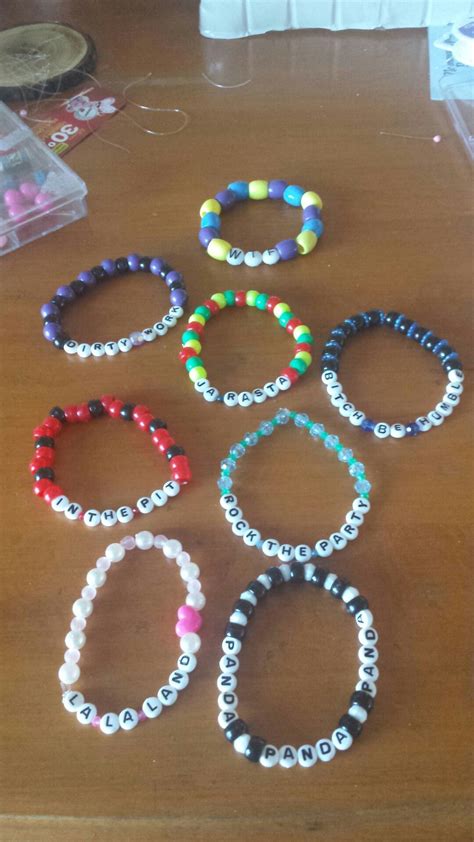 Kandi Bracelets Pony Bead Bracelets Rave Bracelets Friendship