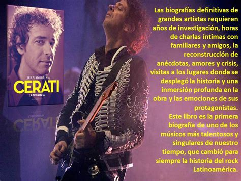 El Libro Cerati La Biografía de Juan Morris está disponible en