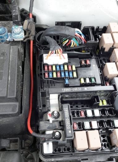 Fuse Relay Box Diagram Hyundai Elantra 6 I35 With Assignment And Location