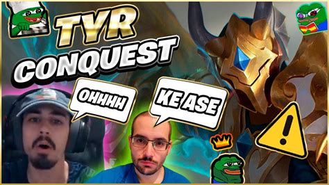 Tyr Ohhhh Julio Smite Ranked Conquest Duoq Warchi Youtube