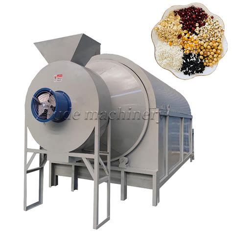 Customized Industrial Sand Sawdust Rotary Hot Air Electric Grain Drum