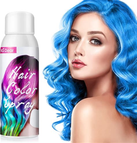 Afdeal Blue Temporary Hair Colour Spray For Kids Adults Wash Out