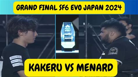 Kakeru Vs Menard Grand Final Street Fighter 6 Evo Japan 2024 YouTube