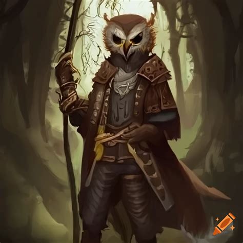 Dnd Character Designs Owl Man On Craiyon