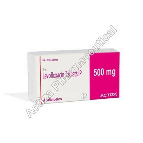 Actiza Levofloxacin 500 Mg Tablet At Rs 250box In Surat Id 13014003230