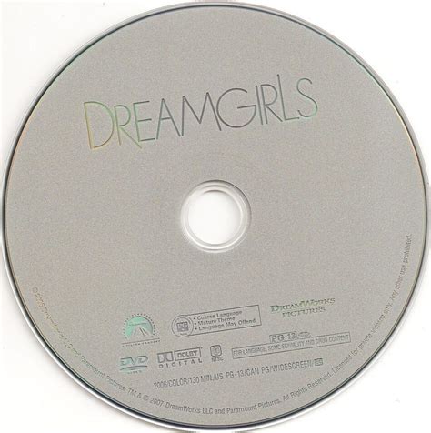 Dreamgirls 2006 Ws R1 Movie Dvd Cd Label Dvd Cover Front Cover