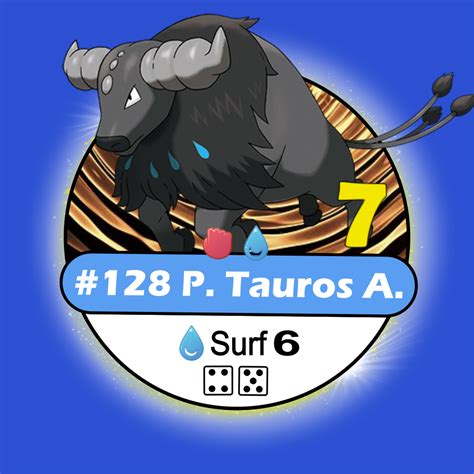 Pokemon Master Trainer Rpg Paldean Tauros Aqua By Californiajonas On Deviantart