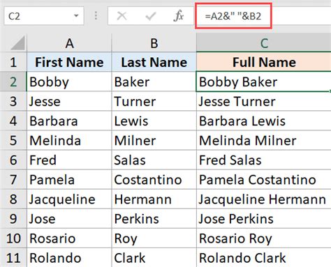 How To Combine First And Last Name In Excel 4 Easy Ways