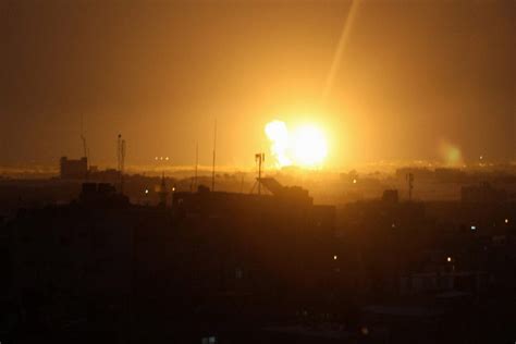 Idf Commences Strikes In Gaza Following Rocket Attack In Central Israel