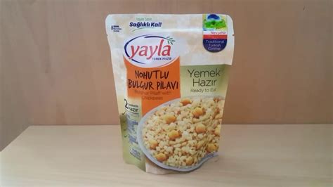 Yayla Yemek Hazır Nohutlu Bulgur Pilavı YouTube