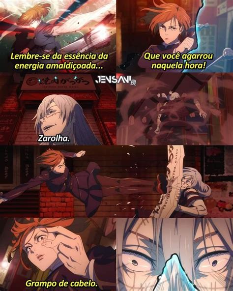 An Anime Scene With The Caption In Spanish And English