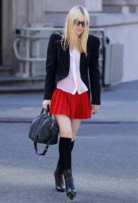 Dakota Fanning In A Joseph Skirt