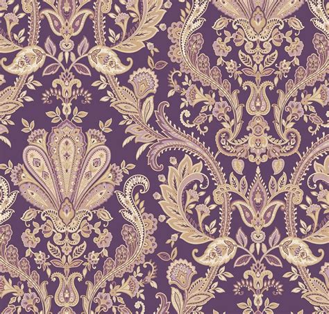 Regal Gold Rococo Floral Damask Wallpaper Lacy Victorian Baroque Scroll Accent, Classic ...