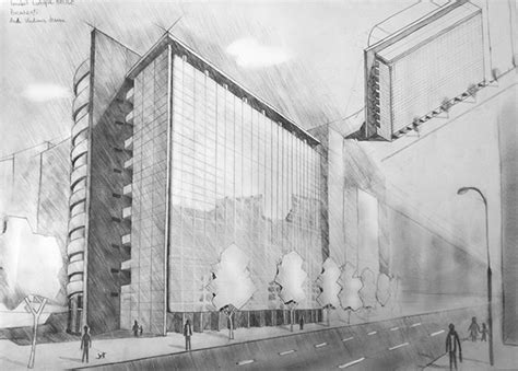 Architectural pencil sketches :: Behance