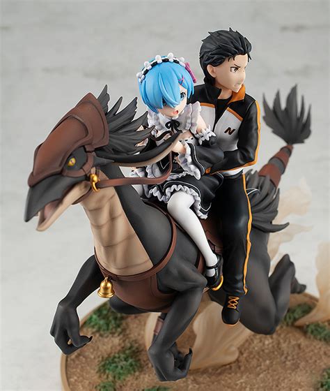 Rezero Rem And Subaru Pvc Diorama Figure At Mighty Ape Nz