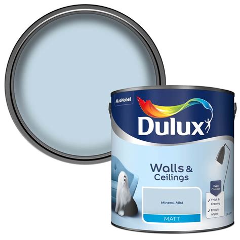 Dulux Matt Paint 25l Mineral Mist Diy Paint Bandm