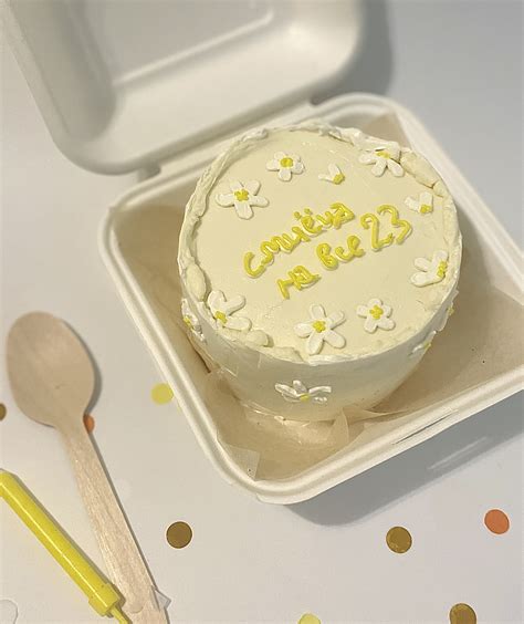Бенто торт «Надпись» - Торты СПБ, CAKE TO GO