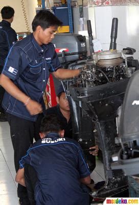 Mengunjungi Bengkel Dan Diler Mesin Tempel Kapal Suzuki Marine Terbaik