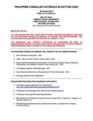 Fillable Online Requirements For Issuance Of Consular Mortuary