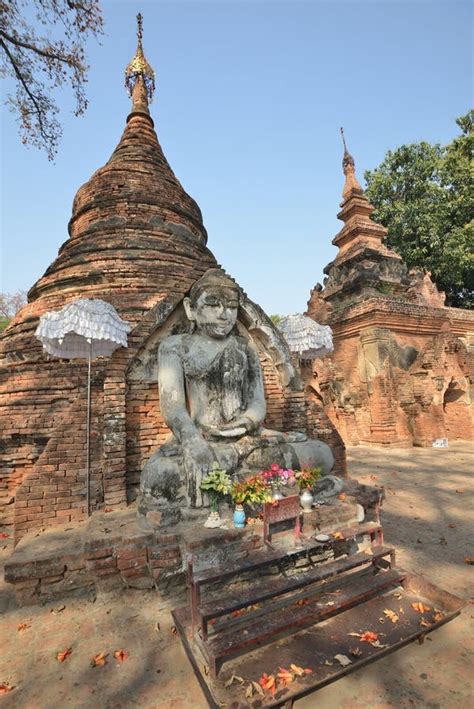 Myanmar Mandalay Yadana Hsemee Pagoda Complex Stock Image Image Of