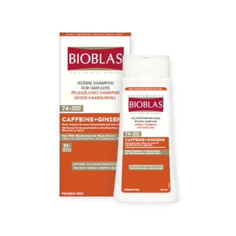 Bioblas Caffeine Ginseng Energy Shampoo Ml Herbal Drogist