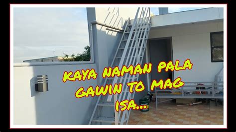 Hagdan Na Gawa Sa Bakal Diy Metal Stairs Youtube