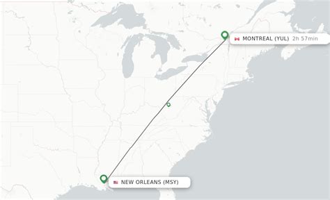 Direct Non Stop Flights From New Orleans To Montreal Schedules