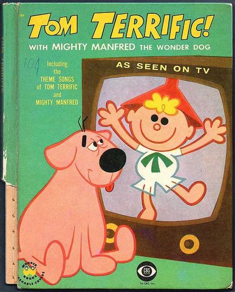 Tom Terrific And His Mighty Manfred Wonder Book Captain Kangaroo