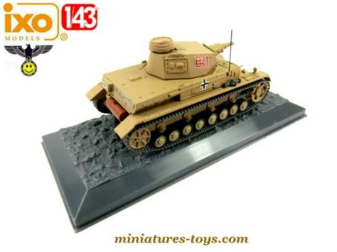 Le Char Allemand Panzer IV En Miniature Par Ixo Models Pour Altaya Au 1