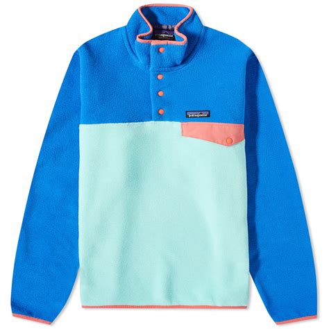 Patagonia Lightweight Synch Snap T Pullover Fleece Early Teal End Kr